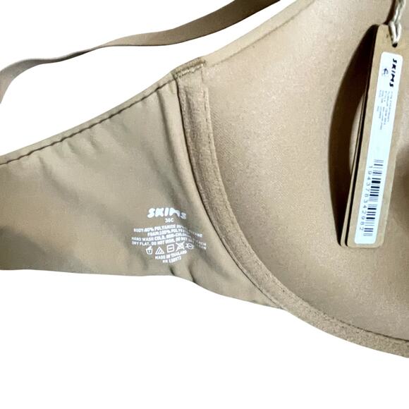 SKIMS PUSH UP BRA SIZE 36C NWT CLAY - Picture 5 of 6